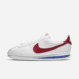 Pantofi Casual Nike Cortez Basic Barbati Albi Albastru Regal Rosii | RLOS-26047